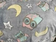 Светящийся детский плед Magic Blanket с Совами Серый - изображение 2