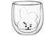 Набор низких стаканов с двойным дном Ardesto Animals Bunny AR-2630-ARB 300 мл 2 шт - изображение 3