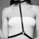 Портупея женская коричневая из экокожи Bijoux Indiscrets MAZE I Harness - изображение 3