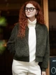 Бомбер женский Uniqlo 777789859 M Хаки (1159772941) - изображение 2