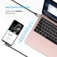 Кабель Ugreen US255 USB Type-C to Angled USB Type-C 60W Round Cable Aluminum Shell Nickel Plating 3A 3 м Black/Gray (UGR-80714) - изображение 5