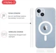 Чохол для смартфона Apple iPhone 14 Plus Intaleo Clear MagSafe Transparent Camera Protection (1283126565236) - зображення 5