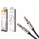 Кабель AUX Baseus Yiven M30 (0.5m) (black) - зображення 2