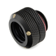 Фитинг для СВО Bitspower Фитинг Bitspower G1/4" Carbon Black 12MM (BP-CBEML) - изображение 1