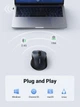 Мышь Ugreen MU006 Ergonomic Wireless Gray (UGR-90855) - изображение 6