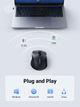 Мышь Ugreen MU006 Ergonomic Wireless Blue (UGR-90545) - изображение 6