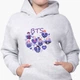 Детский худи БТС (BTS) Светло-серый меланж (9298-3273) 128 см - изображение 3