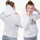 Детский худи БТС (BTS) Светло-серый меланж (9298-3264) 164 см - изображение 4