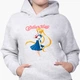 Детский худи Сейлор Мун (Sailor Moon) Светло-серый меланж (9298-2928) 140 см - изображение 3