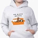 Детский худи Вся правда о медведях (We Bare Bears) Светло-серый меланж (9298-2890) 128 см - изображение 3
