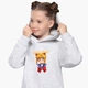 Детский худи Сейлор Мун (Sailor Moon) Светло-серый меланж (9298-2915) 128 см - изображение 1