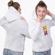 Детский худи Сейлор Мун (Sailor Moon) Светло-серый меланж (9298-2915) 128 см - изображение 4