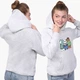 Детский худи Вся правда о медведях (We Bare Bears) Светло-серый меланж (9298-2898) 116 см - изображение 4