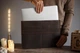 Шкіряна сумка-чохол для ноутбука 13" Apple / Asus / Dell / Lenovo / HP / Honor / Acer / Huawei / Xiaomi - (LC-03) - Коричневий - зображення 2