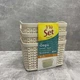Набір кошиків бежевого кольору 3 шт. 165*125*107 мм 1,5 л Ucsan plastik M-3926 - зображення 1