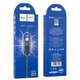 Кабель HOCO Lightning Excellent fast charging data cable X50 для телефонів і планшетів 1m 2.4A Black - зображення 3