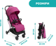 Прогулянкова коляска Chicco Trolley Me Бузкова (79865.62) - зображення 7