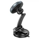 Холдер Hoco CA100 Super-way center console ring magnetic car holder Black Metal Gray - изображение 2