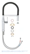 Змішувач для кухні з гнучким виливом Grohe Essence New (30294000) - изображение 10