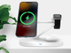 Зарядка Qi 3in1 магнитная беспроводная JYD-WC126 5-15W Док-станция iPhone/iWatch/Airpods white - изображение 3