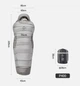 Спальний мішок-кокон Naturehike P400 до -18C - зображення 2
