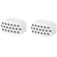 Набор из 2-х эспандеров для скул U-Power Jaw Exerciser White (U32005) - изображение 1