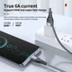 Сетевое Зарядное Устройство (блок питания)QC 3.0 на 5-USB порта + кабель USB 6A для зарядки белый (ML082-1) - изображение 8