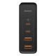 Мережевий зарядний пристрій Baseus GaN2 Pro Quick Charger 100W black + кабель Type-C to Type C 100w для ноутбуків смартфонів планшетів - зображення 5