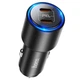 Автомобільний зарядний пристрій HOCO NZ3 Clear Way PD 40W (2 Type-C) (black) - зображення 1