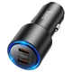 Автомобільний зарядний пристрій HOCO NZ3 Clear Way PD 40W (2 Type-C) (black) - зображення 3