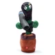 Танцующий поющий кактус Патриот Тарас с джавелином Dancing Cactus с подсветкой 32 см повторюшка и USB зарядка - изображение 2