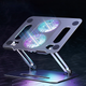 Підставка для ноутбука VHG P43 складана з вентилятором Folding Laptop Stand Silver - зображення 1