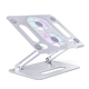 Підставка для ноутбука VHG P43 складана з вентилятором Folding Laptop Stand Silver - зображення 2