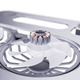 Підставка для ноутбука VHG P43 складана з вентилятором Folding Laptop Stand Silver - зображення 5