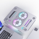 Підставка для ноутбука VHG P43 складана з вентилятором Folding Laptop Stand Silver - зображення 7
