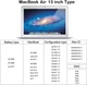 Заменяемый аккумулятор SNSYIY для MacBook Air 13, 7200 мАч для ноутбука Apple (A1496, A1377, A1405), накладка на клавиатуру и запасные ножки для ноутбука - изображение 6