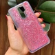 Чехол Glitter для Xiaomi Redmi 9 бампер силиконовый аквариум сердце Розовый - изображение 1