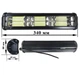 Светодиодная балка, дополнительная фара, led люстра прожектор 72 LED 120W 10000Lm 34см Белый (05002) - изображение 2