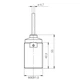 Индуктивный датчик M30, Sn=12mm, PUR кабельный выход, NC (Vac) - NC/NO (Vdc), V3T1/S0-3A8F M.D. Micro Detector - изображение 2