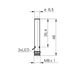 Индуктивный датчик приближения Ø 6.5mm (Diameter), PNP/NC 200 mA, Sn= 2mm, IFRM 06P37A1/S35L Baumer - изображение 2