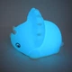 Нічник динозавр 3D 3Д на акумуляторі зарядка від USB світильник силікон різнокольоровий Polygonal Dinosaur Type-C - зображення 3