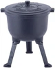 Казан чугунный Kamille Camping 10л эмалированный, на ножках (KM-4802M) - изображение 1