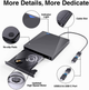 Versiontech USB3.0 Внешний CD DVD-рекордер Оптический привод DVD +/-RW DVD +/-RW для Apple Mac MacBook Pro и ноутбука - изображение 4