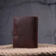 Кошелек мужской вертикальный KARYA из натуральной кожи с карманом для монет и карт (bg213fash87) - изображение 14