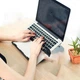 Подставка для ноутбука VHG A25 складная version 1 Folding Laptop Stand Black - изображение 3