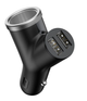 Адаптер автомобільний BASEUS dual USB + cigarette lighter extended car charger 2USB 3.4A 40W Bl - зображення 6
