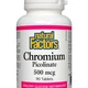 Микроэлемент Хром Natural Factors Chromium Picolinate 500 mcg 90 Tabs - изображение 1