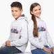 Детский худи БТС (BTS) Светло-серый меланж (9298-3256) 128 см - изображение 5