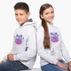 Детский худи БТС (BTS) Светло-серый меланж (9298-3278) 140 см - изображение 5