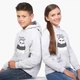 Детский худи Вся правда о медведях (We Bare Bears) Светло-серый меланж (9298-2899) 164 см - изображение 5